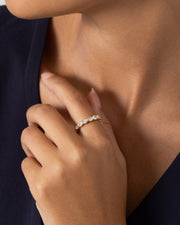 Infinity Oval-Cut Eternity Ring – view 3