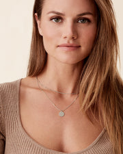 Layered Coin Pendant Necklace – view 8
