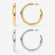 Round Chunky HoopsEarrings – view 8