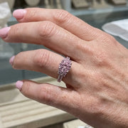 Celia Rosette Ring | White Gold – view 3