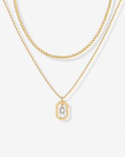 Singapore Initial Layering Necklace – view 5