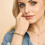 Estate Cuban Bracelet | Gold – view 3