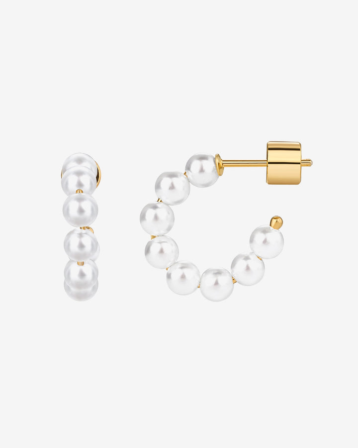 Timeless Pearl HoopsEarrings