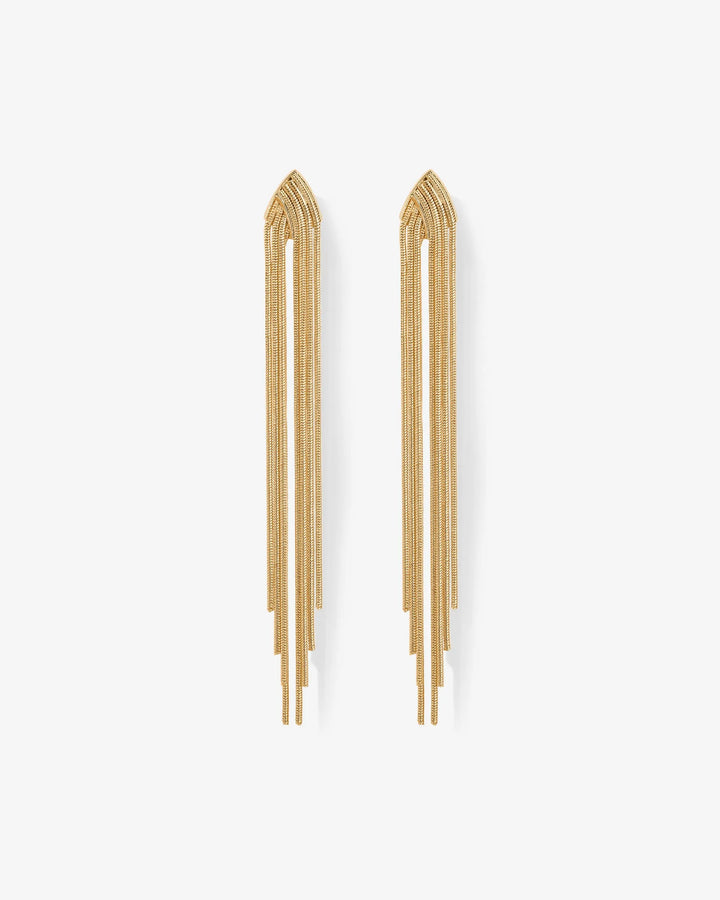 Pyramid Tassel Earrings