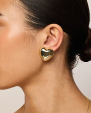 Oversized Heart StudEarrings – view 3