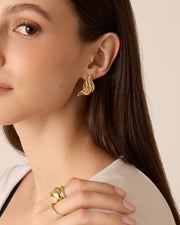 Croissant Stud Earrings – view 8