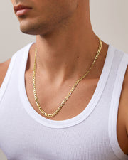 Thick Super Flat Curb Link Chain Necklace – view 12