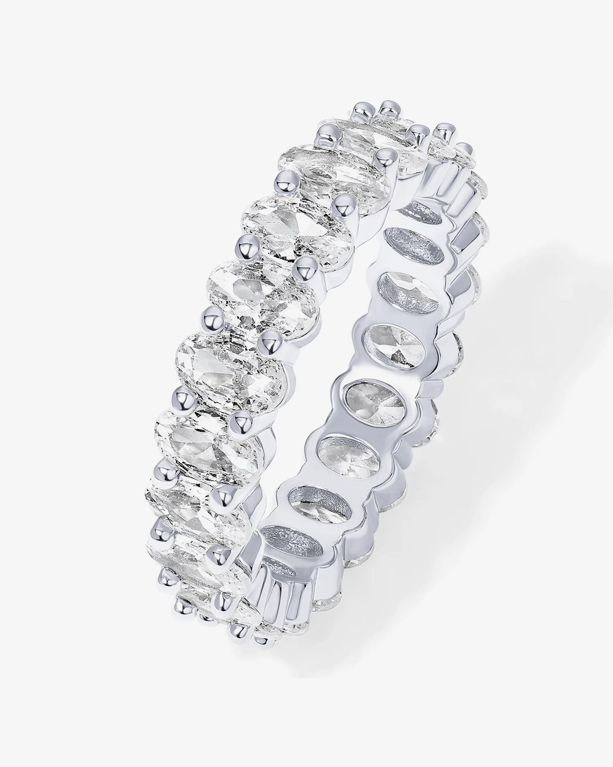 Oval Eternity Band