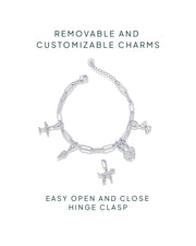 Cherished Connections Charm Paperclip Bracelet Set – view 7