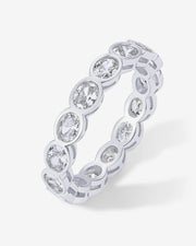 Infinity Oval-Cut Eternity Ring – view 2