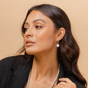 Shell Pearl Dangle Earrings – view 7