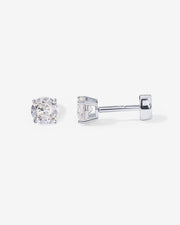 Cubic Zirconia Flat Back StudsEarrings – view 8