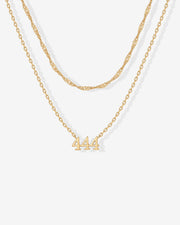 Angel Number Pendant Necklace – view 4
