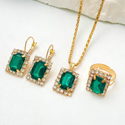 Sylvara Greenveil Jewelry Set | White Gold – view 2