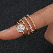 Solène Viremont Ring Set | Gold – view 2