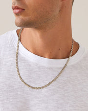 Thin Super Flat Curb Link Chain Necklace – view 10