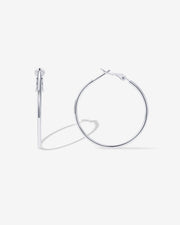 Clasp Back Thin HoopsEarrings – view 9