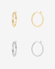 Square Tube HoopsEarrings – view 4