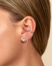 Mini CZ HuggiesEarrings – view 13