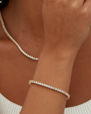 Vermeil Medium Tennis Bracelet – view 2