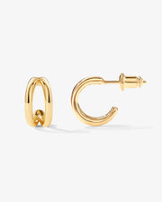 Vermeil Mia HoopsEarrings