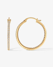 Slim Inside-Out HoopsEarrings – view 5