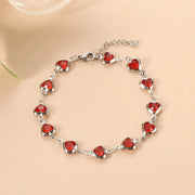 Ophelyra Garnetelle Bracelet | White Gold – view 2