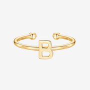 Thin Initial Ring – view 31