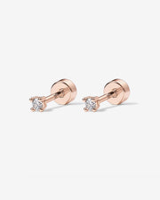 Cubic Zirconia Flat Back StudsEarrings – view 41