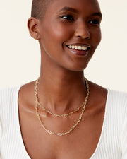 Layered Paperclip Necklace – view 5
