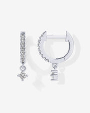 Round Drop HuggiesEarrings – view 2
