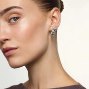 Gia Hoops | White Gold – view 3