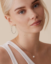 Clasp Back Thin HoopsEarrings – view 53