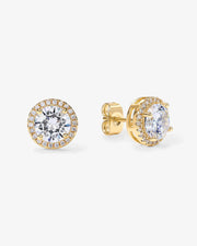 Large Halo StudsEarrings