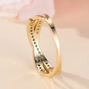 Emerald Flow Ring | Gold – view 4