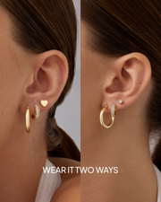 Two-Way Heart StudsEarrings – view 3