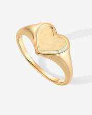Chunky Heart Statement Ring – view 5
