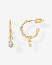 Drop Pear HoopEarrings