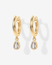 Drop Pear HuggiesEarrings – view 9