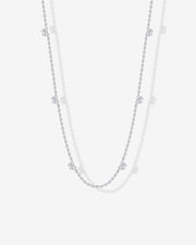 Tiny Bow Station Necklace – view 2
