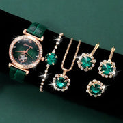 Verdantra Timecourt Jewelry Set | Gold – view 2