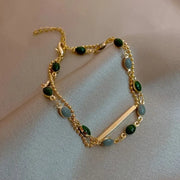 Olivia Moss Duo Bracelet | Gold – view 4