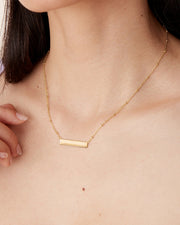 Horizontal Bar Necklace – view 5