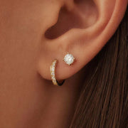 Dara Brillane Stone Earrings Set | Gold – view 5