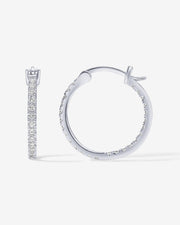 Vermeil Slim Inside-Out HoopsEarrings – view 9