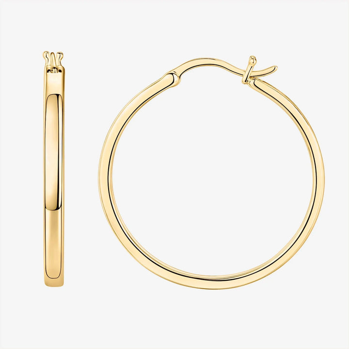 Square Tube HoopsEarrings